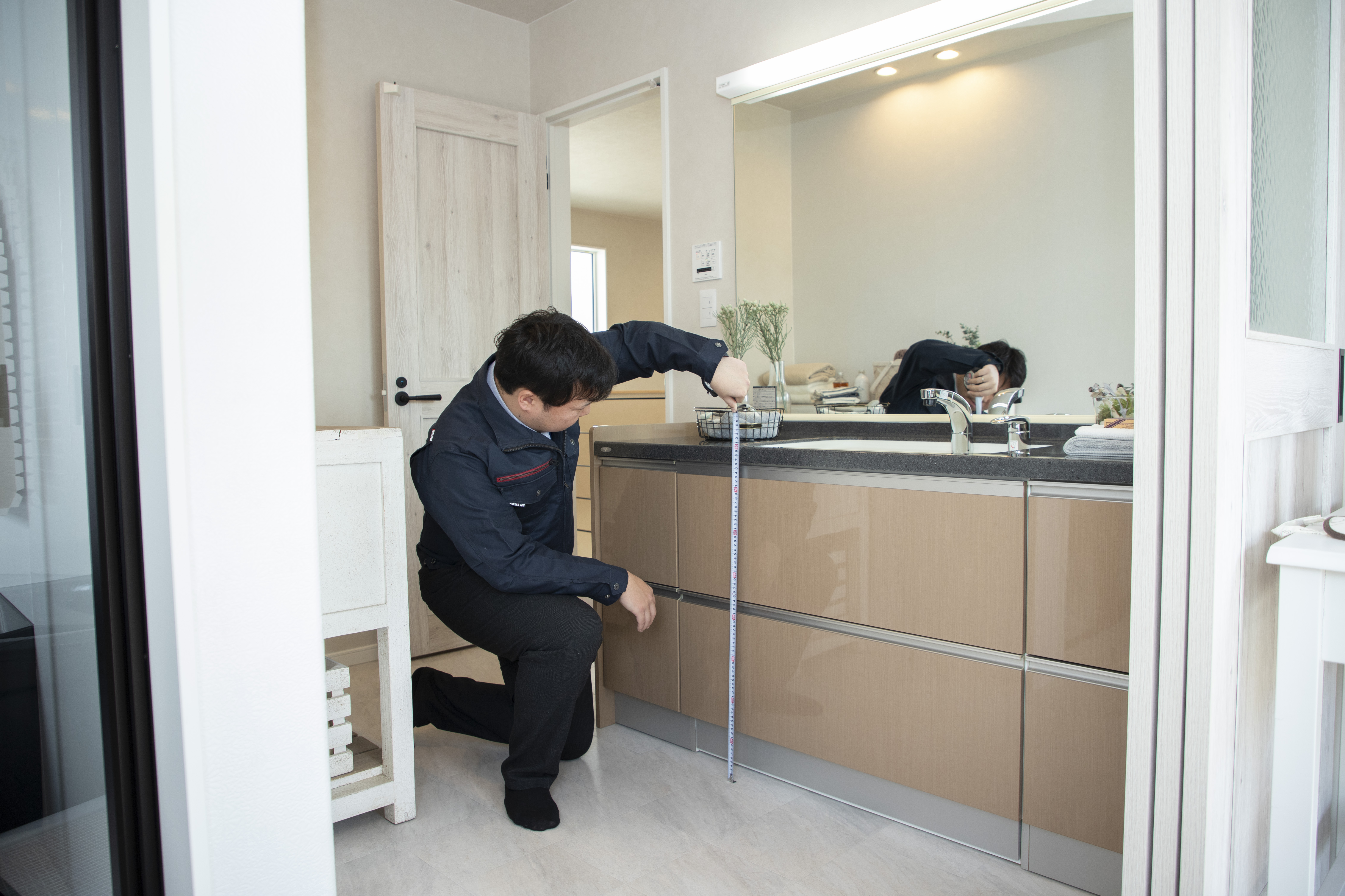 リノベの流れ: 現場調査・モデルルームご案内